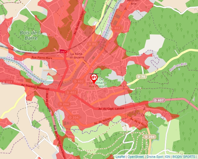 Carte Géoportail pour les drones de loisir