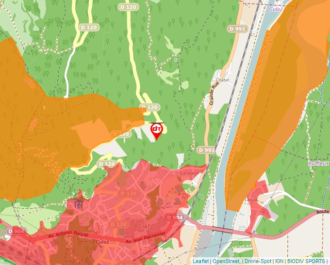 Carte Géoportail pour les drones de loisir