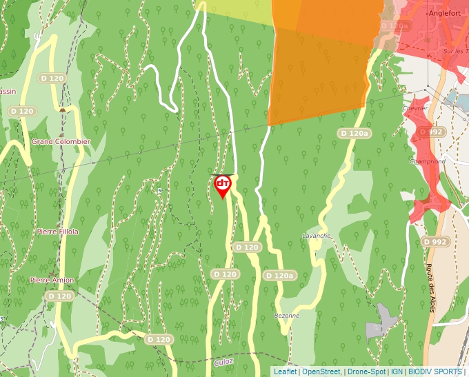Carte Géoportail pour les drones de loisir