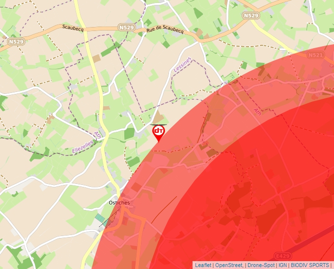 Carte Géoportail pour les drones de loisir