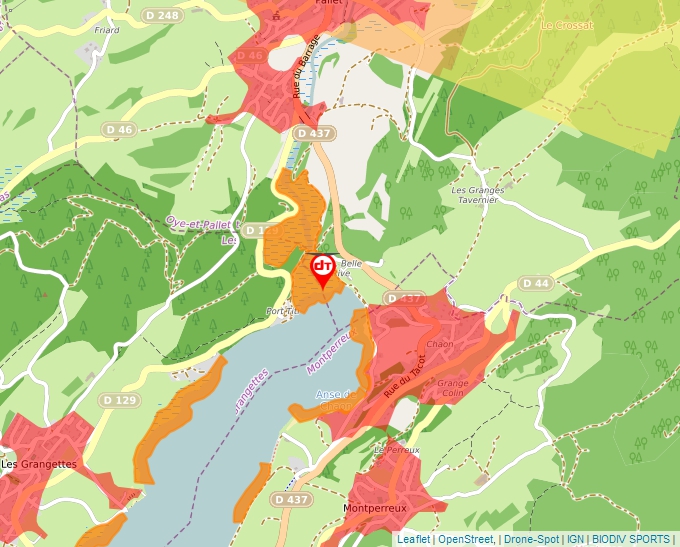 Carte Géoportail pour les drones de loisir