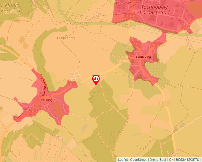 Carte Géoportail pour les drones de loisir