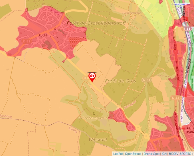 Carte Géoportail pour les drones de loisir