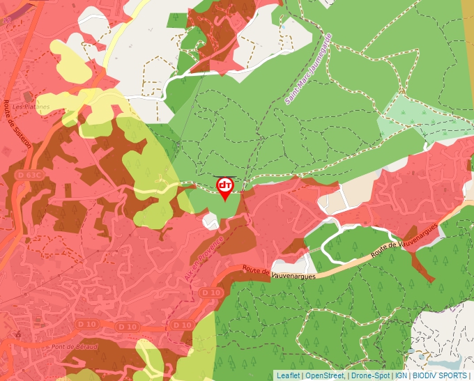 Carte Géoportail pour les drones de loisir