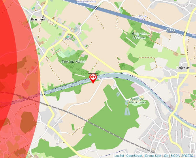 Carte Géoportail pour les drones de loisir