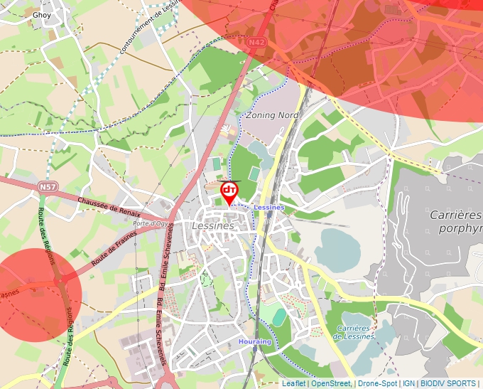 Carte Géoportail pour les drones de loisir