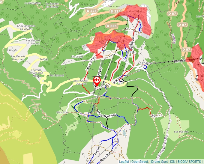 Carte Géoportail pour les drones de loisir