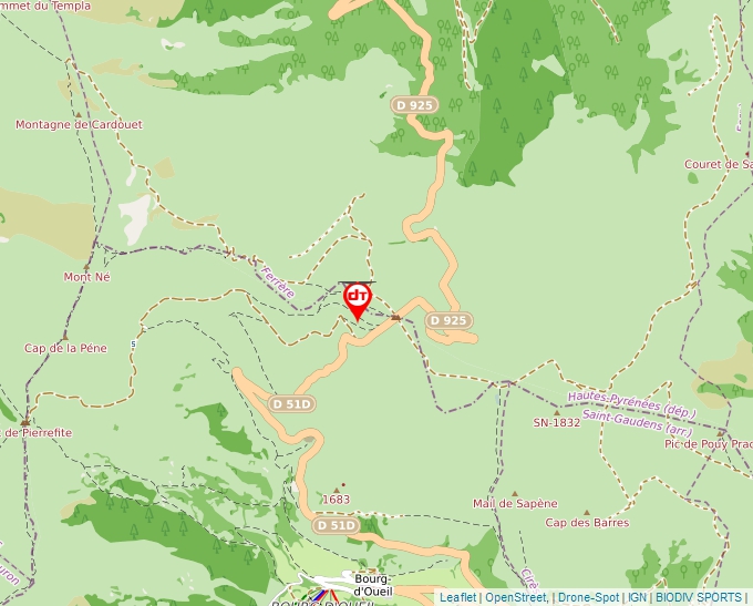 Carte Géoportail pour les drones de loisir