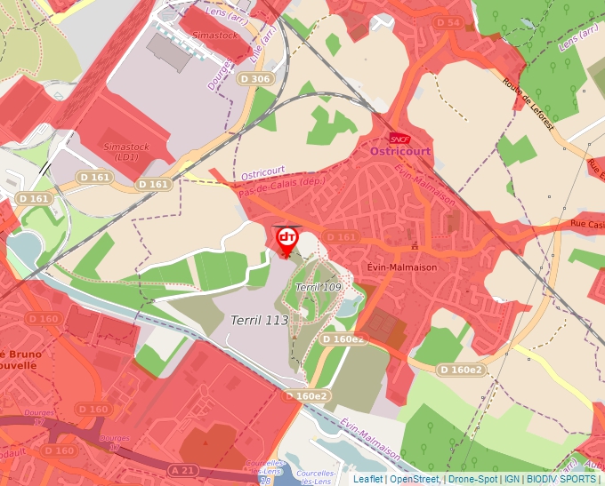 Carte Géoportail pour les drones de loisir