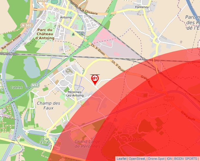 Carte Géoportail pour les drones de loisir