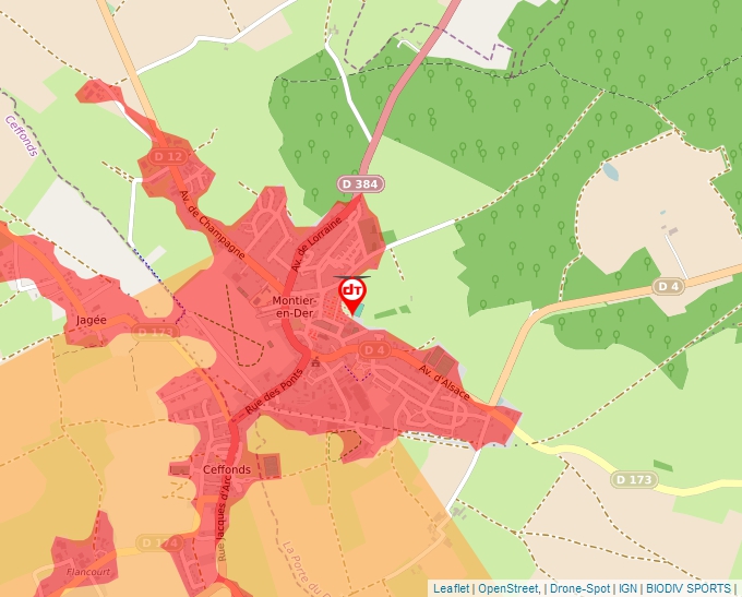 Carte Géoportail pour les drones de loisir