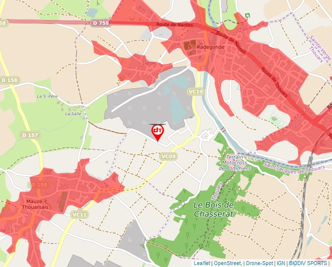 Carte Géoportail pour les drones de loisir