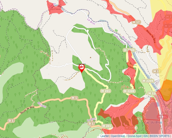 Carte Géoportail pour les drones de loisir