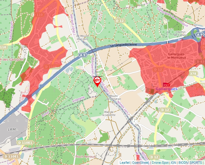 Carte Géoportail pour les drones de loisir