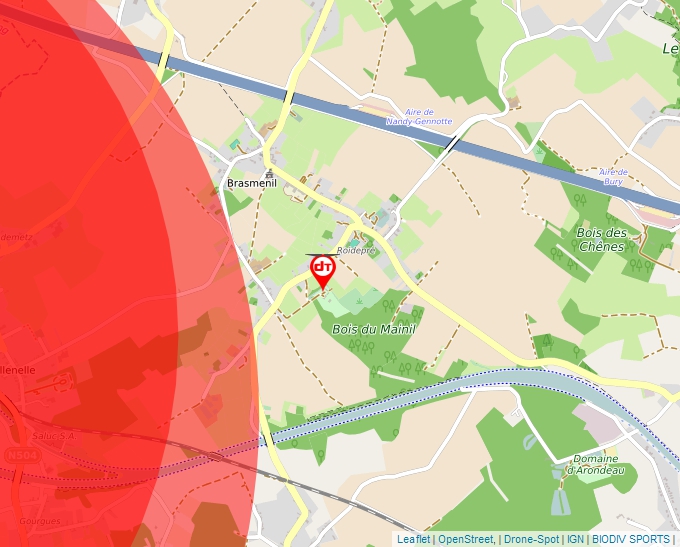 Carte Géoportail pour les drones de loisir