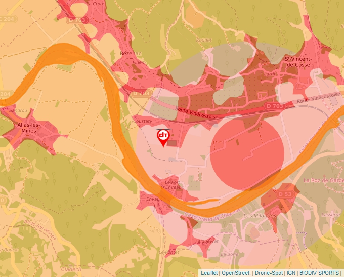 Carte Géoportail pour les drones de loisir