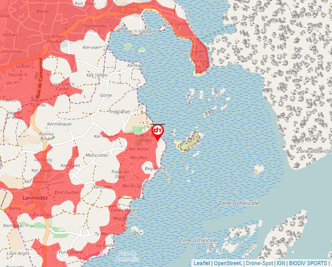 Carte Géoportail pour les drones de loisir