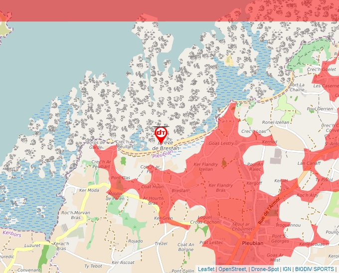 Carte Géoportail pour les drones de loisir