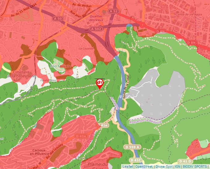 Carte Géoportail pour les drones de loisir