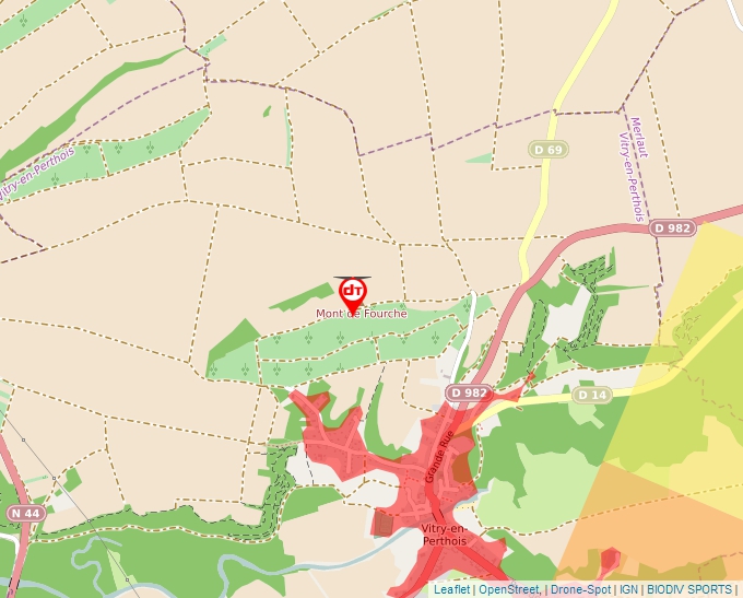 Carte Géoportail pour les drones de loisir