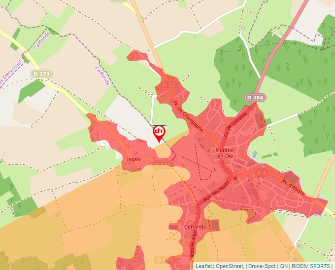 Carte Géoportail pour les drones de loisir