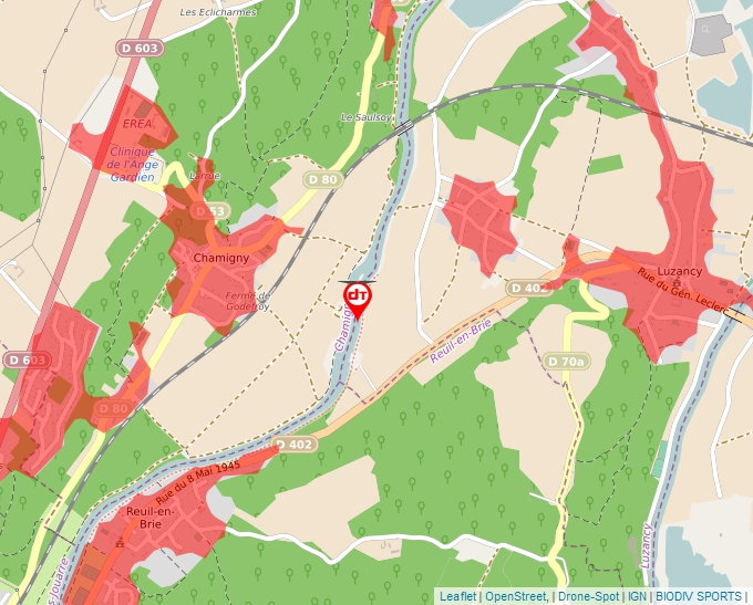 Carte Géoportail pour les drones de loisir