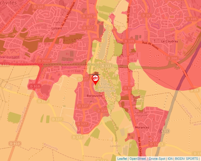 Carte Géoportail pour les drones de loisir