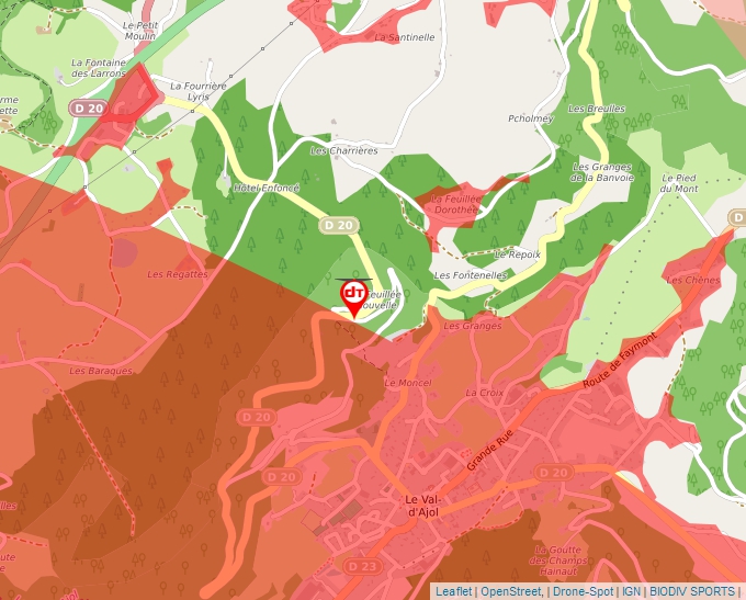 Carte Géoportail pour les drones de loisir