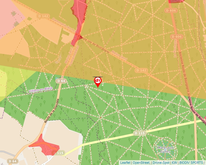 Carte Géoportail pour les drones de loisir