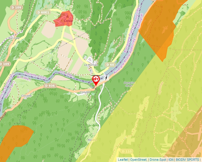 Carte Géoportail pour les drones de loisir