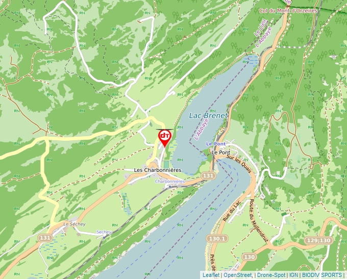 Carte Géoportail pour les drones de loisir