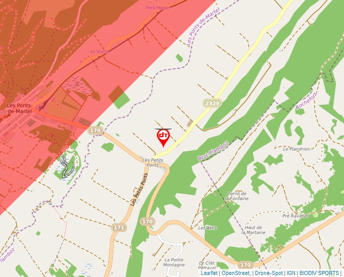 Carte Géoportail pour les drones de loisir