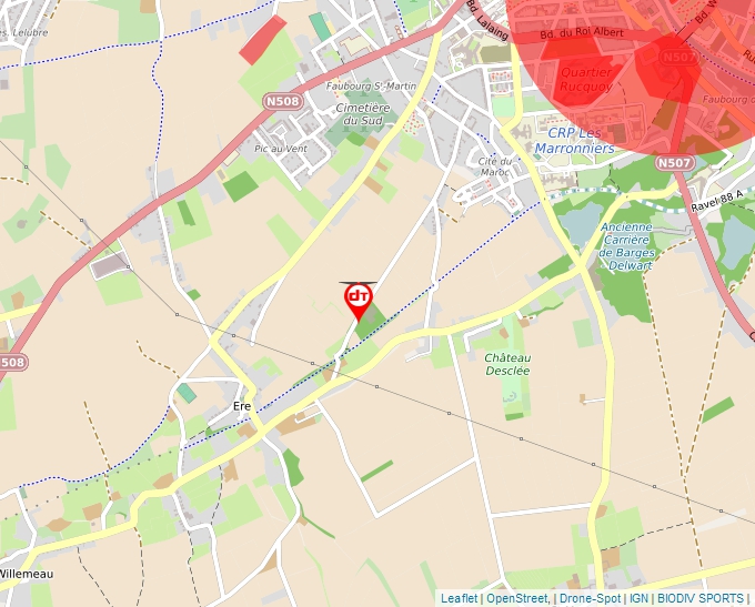 Carte Géoportail pour les drones de loisir