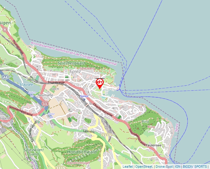 Carte Géoportail pour les drones de loisir