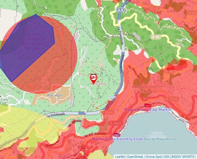 Carte Géoportail pour les drones de loisir