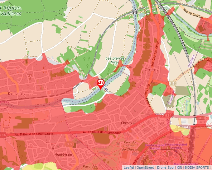 Carte Géoportail pour les drones de loisir