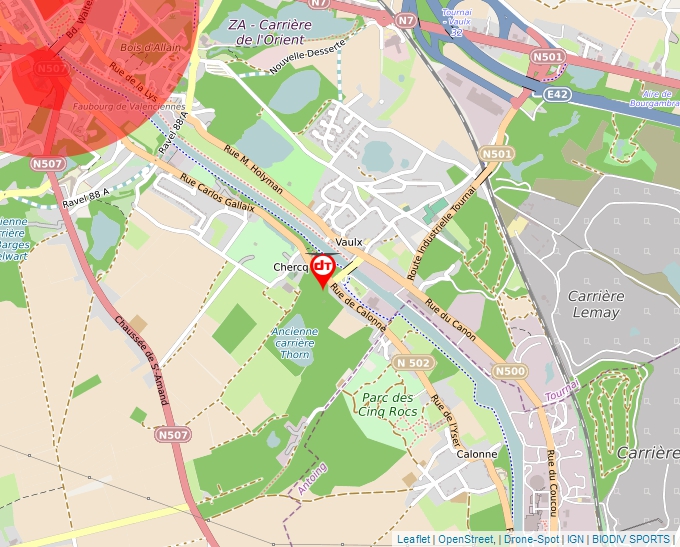 Carte Géoportail pour les drones de loisir