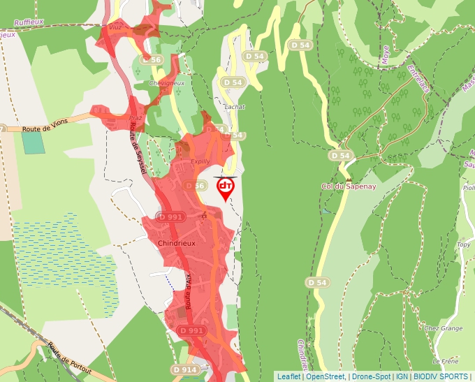 Carte Géoportail pour les drones de loisir