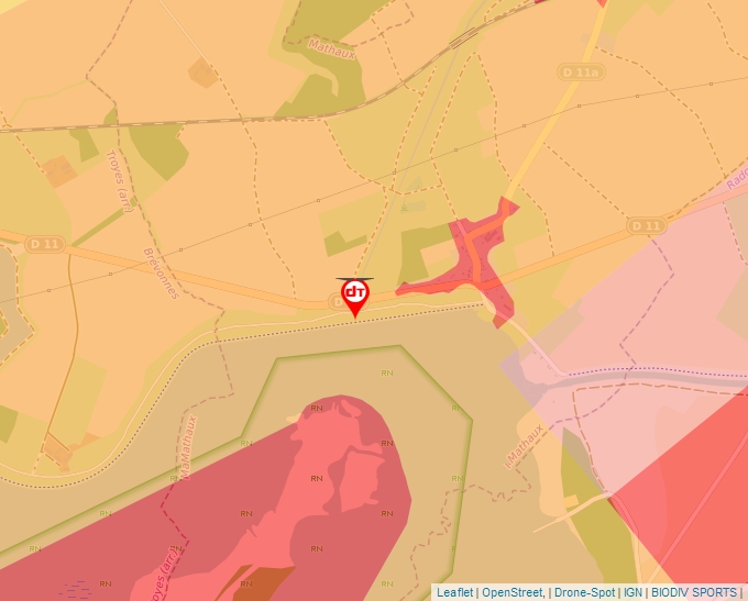 Carte Géoportail pour les drones de loisir