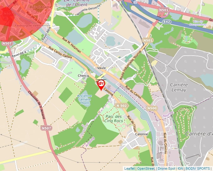 Carte Géoportail pour les drones de loisir