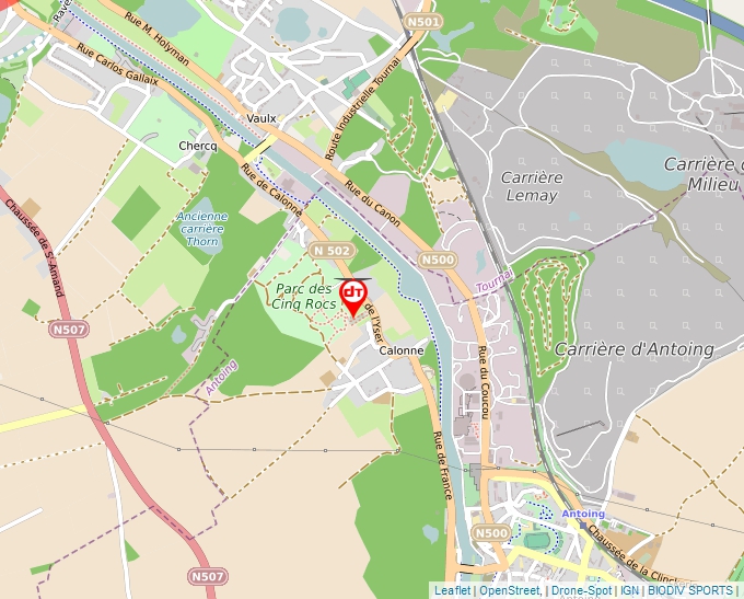 Carte Géoportail pour les drones de loisir