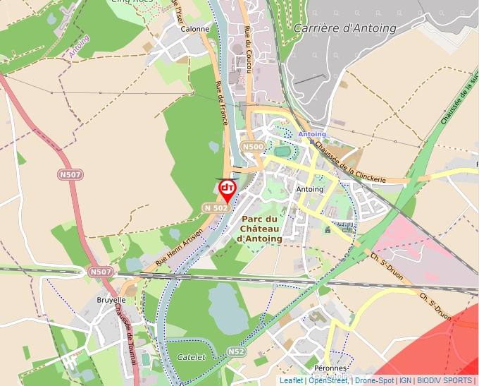 Carte Géoportail pour les drones de loisir