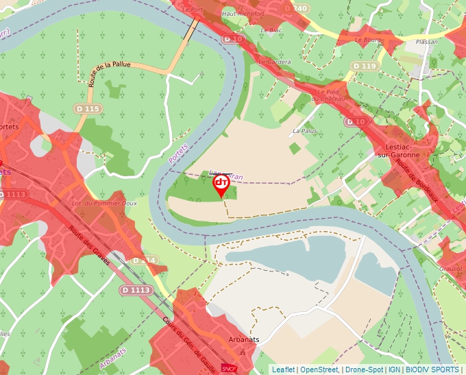 Carte Géoportail pour les drones de loisir