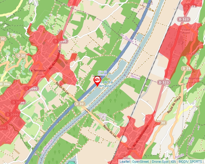 Carte Géoportail pour les drones de loisir