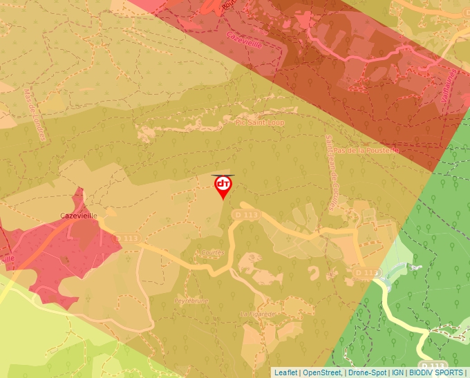 Carte Géoportail pour les drones de loisir