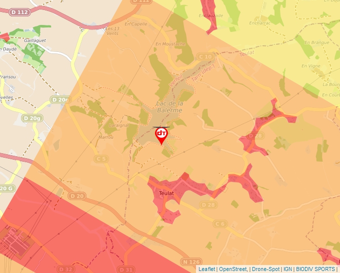 Carte Géoportail pour les drones de loisir