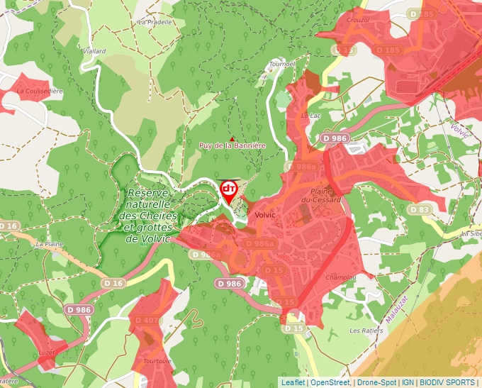 Carte Géoportail pour les drones de loisir
