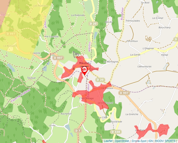 Carte Géoportail pour les drones de loisir