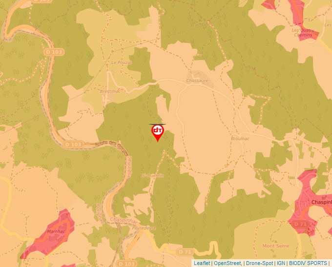 Carte Géoportail pour les drones de loisir