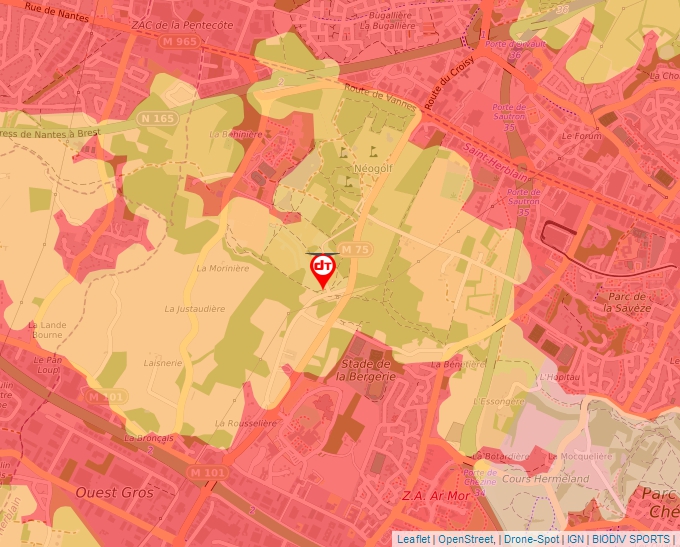 Carte Géoportail pour les drones de loisir